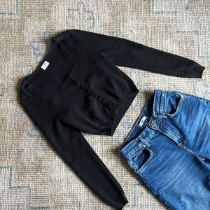Cotton on black sweater